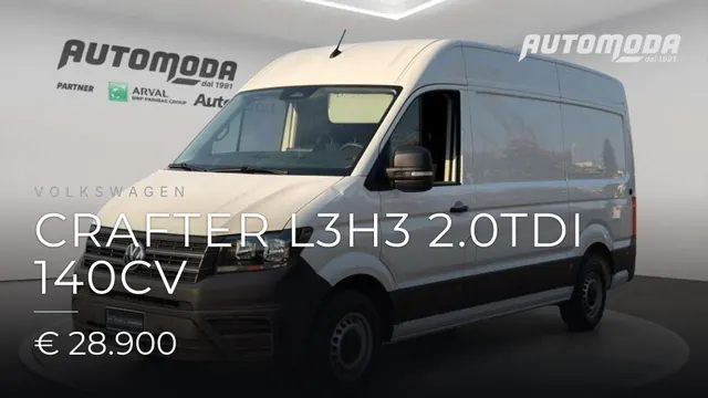 VOLKSWAGEN Crafter L3H3 2.0TDI 140CV 2025