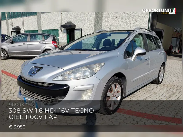 Peugeot 308 SW 1.6 hdi 16v Tecno Ciel 110cv fap 2009