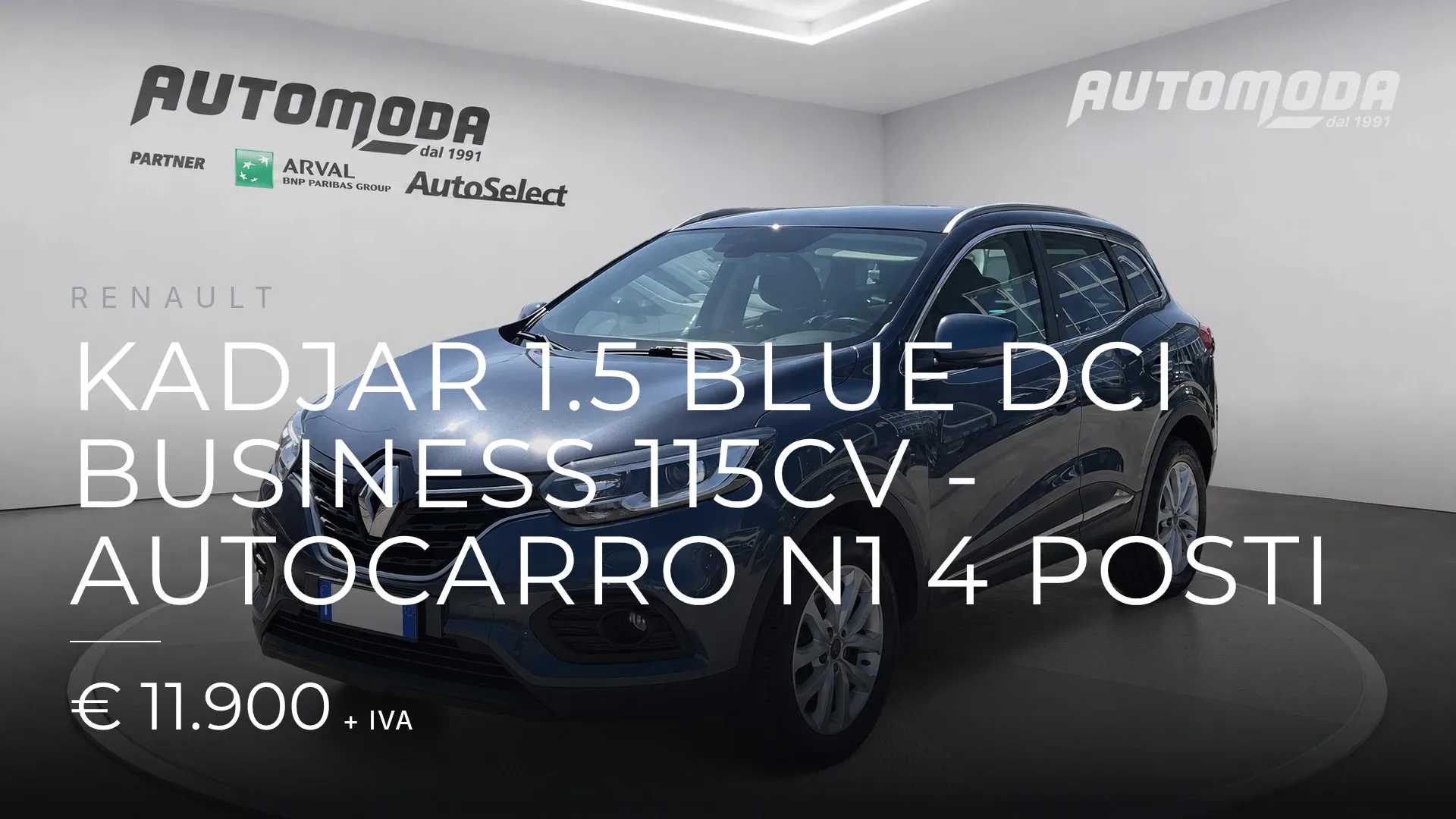Renault Kadjar 1.5 blue dci Business 115cv - Autocarro N1 4 posti 2020