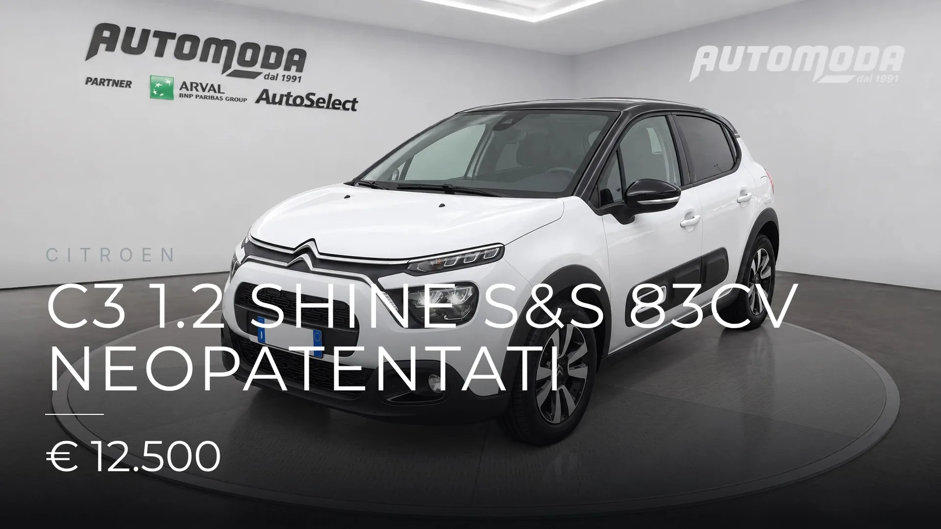 Citroen C3 1.2 Shine s&s 83cv neopatentati 2023