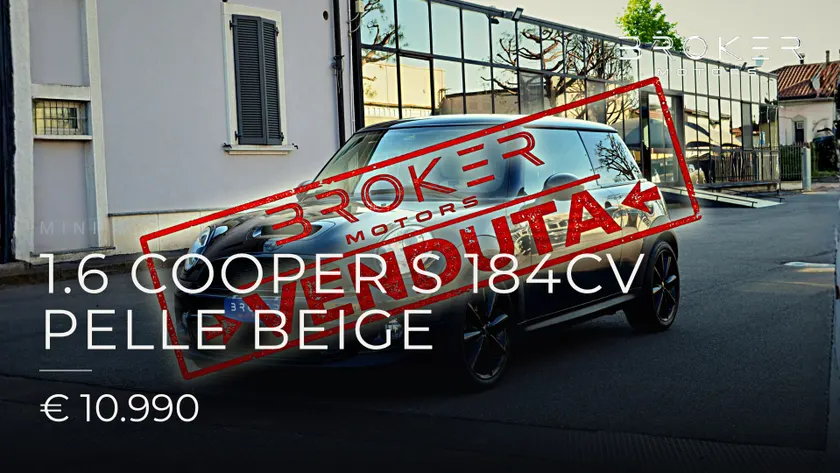 Mini 1.6 Cooper S 184cv PELLE BEIGE 2013