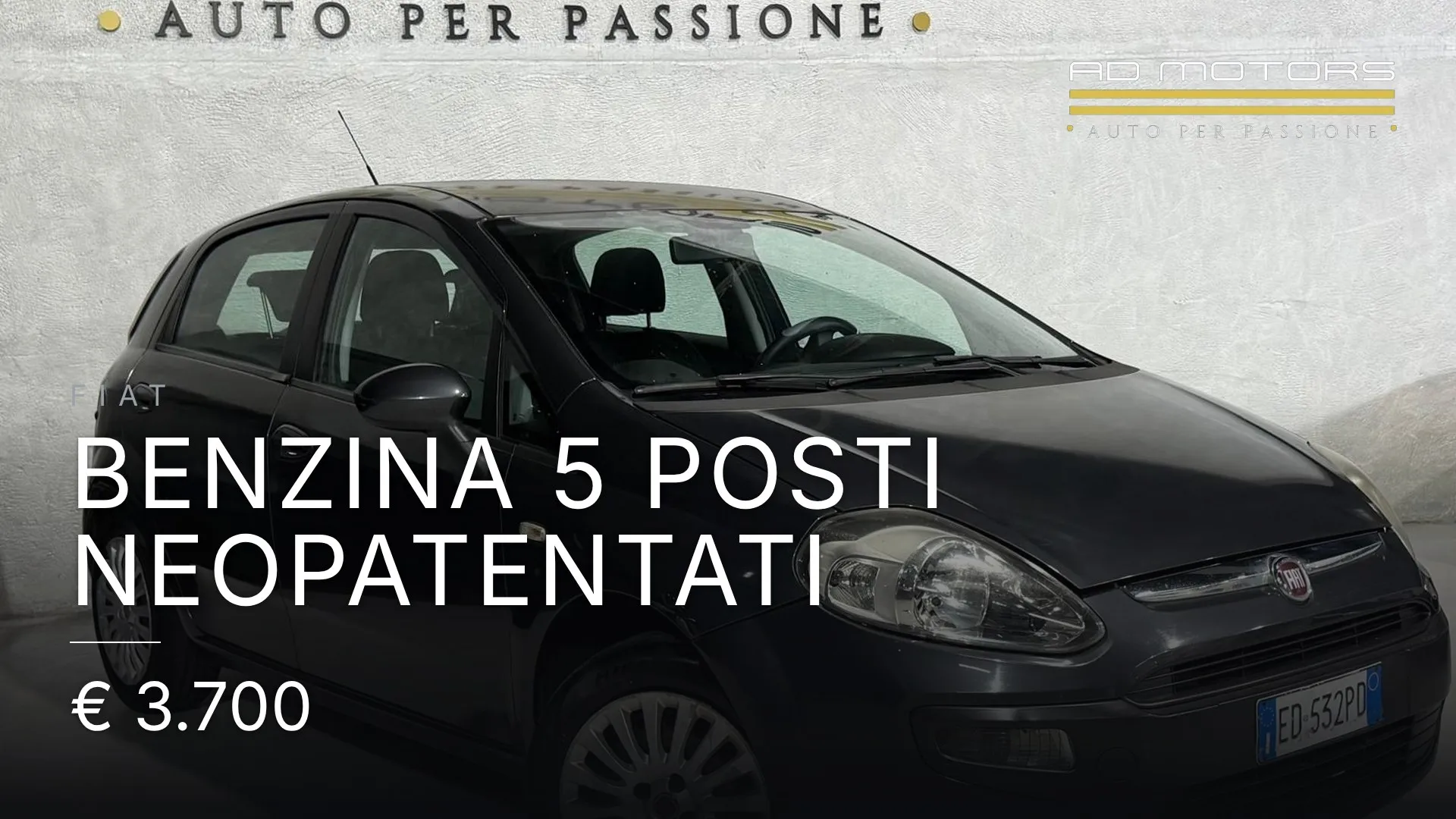 Fiat Benzina 5 posti Neopatentati 2010
