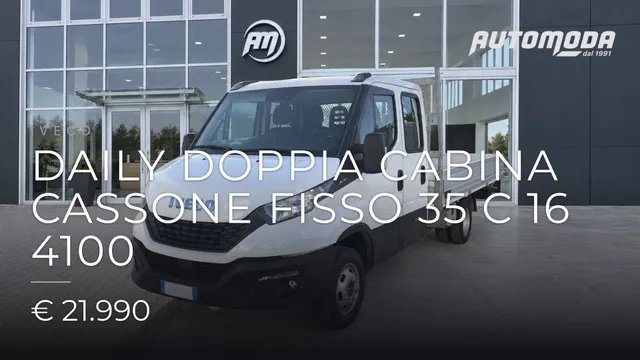 Iveco Daily DOPPIA CABINA CASSONE FISSO 35 C 16 4100 2020