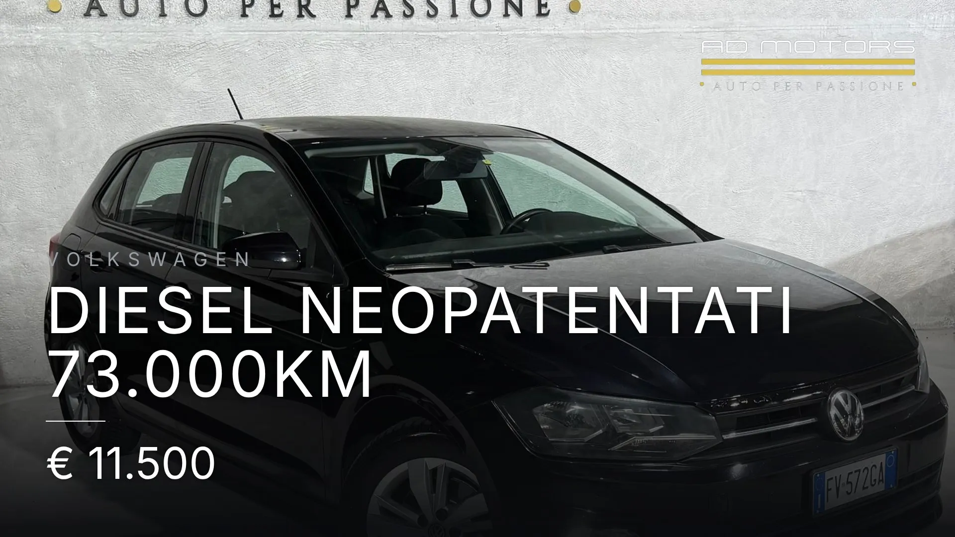 Volkswagen Diesel Neopatentati 73.000km 2019