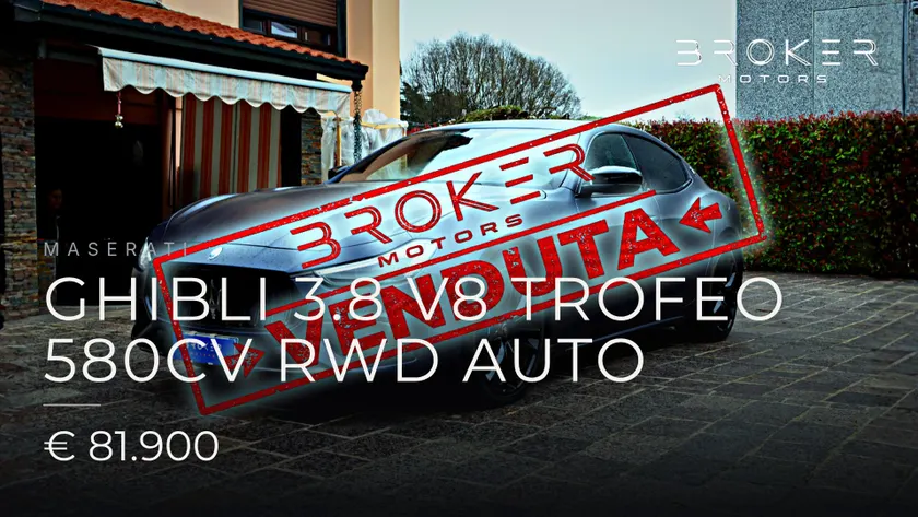 Maserati Ghibli 3.8 V8 Trofeo 580cv rwd auto 2023