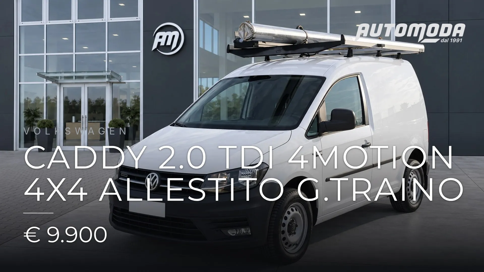Volkswagen Caddy 2.0 TDI 4MOTION 4X4 ALLESTITO G.TRAINO 2019
