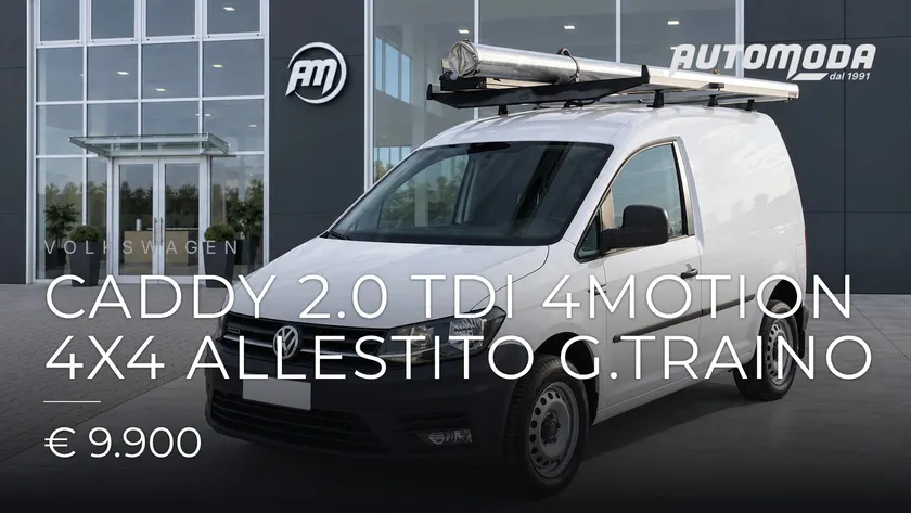 Volkswagen Caddy 2.0 TDI 4MOTION 4X4 ALLESTITO G.TRAINO 2019