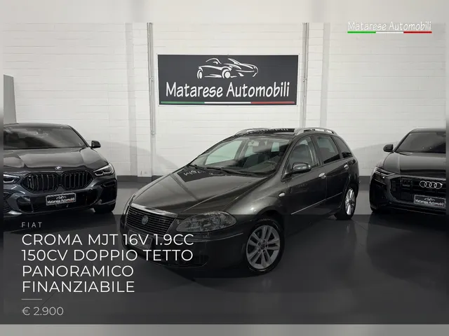 Fiat Croma mjt 16V 1.9cc 150cv Doppio tetto panoramico Finanziabile 2007
