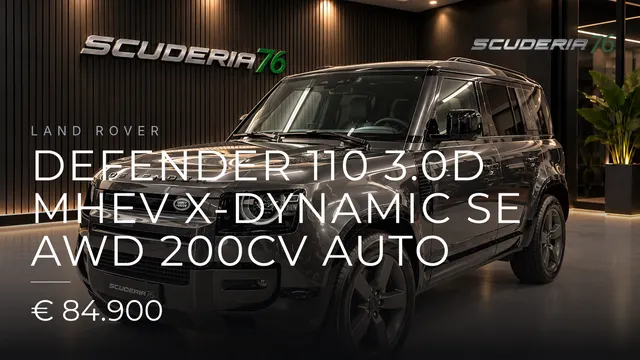 Land Rover Defender 110 3.0d mhev X-Dynamic SE awd 200cv auto 2026