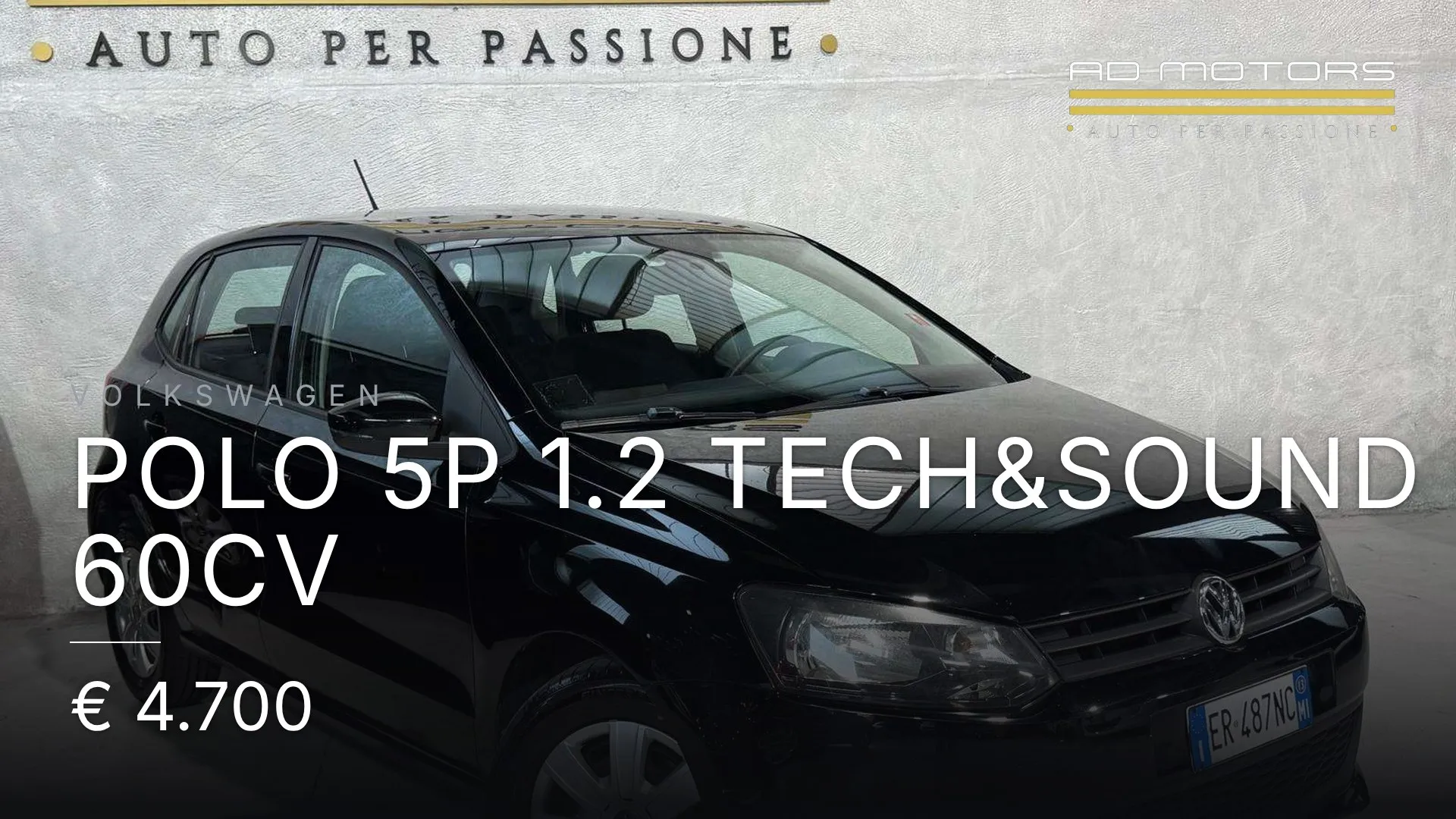 Volkswagen Polo 5p 1.2 Tech&Sound 60cv 2013