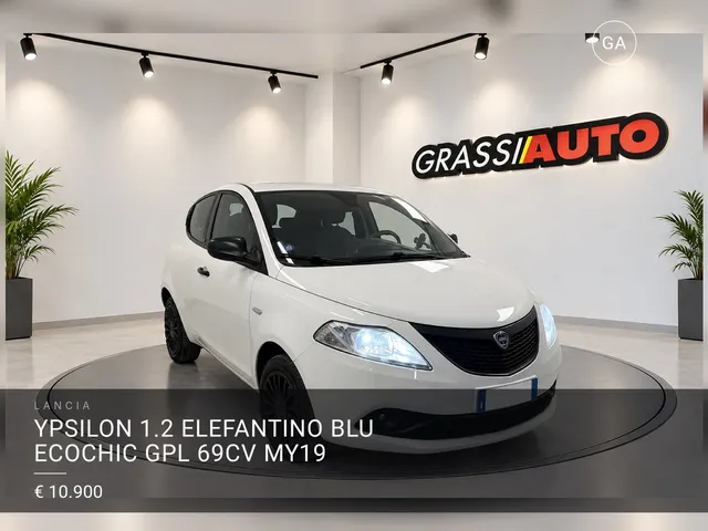 Lancia Ypsilon 1.2 Elefantino Blu ecochic Gpl 69cv my19 2020