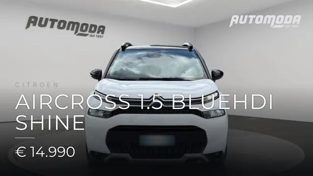 Citroen Aircross 1.5 bluehdi shine 2022