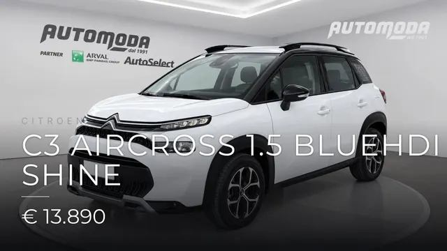 Citroen C3 Aircross 1.5 bluehdi shine 2022