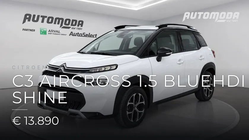 Citroen C3 Aircross 1.5 bluehdi shine 2022
