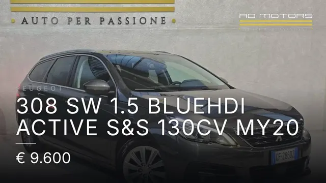 Peugeot 308 SW 1.5 bluehdi Active s&s 130cv my20 2021