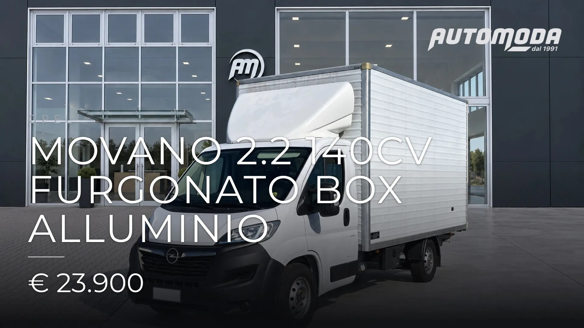 OPEL Movano 2.2 140CV furgonato box Alluminio 2022