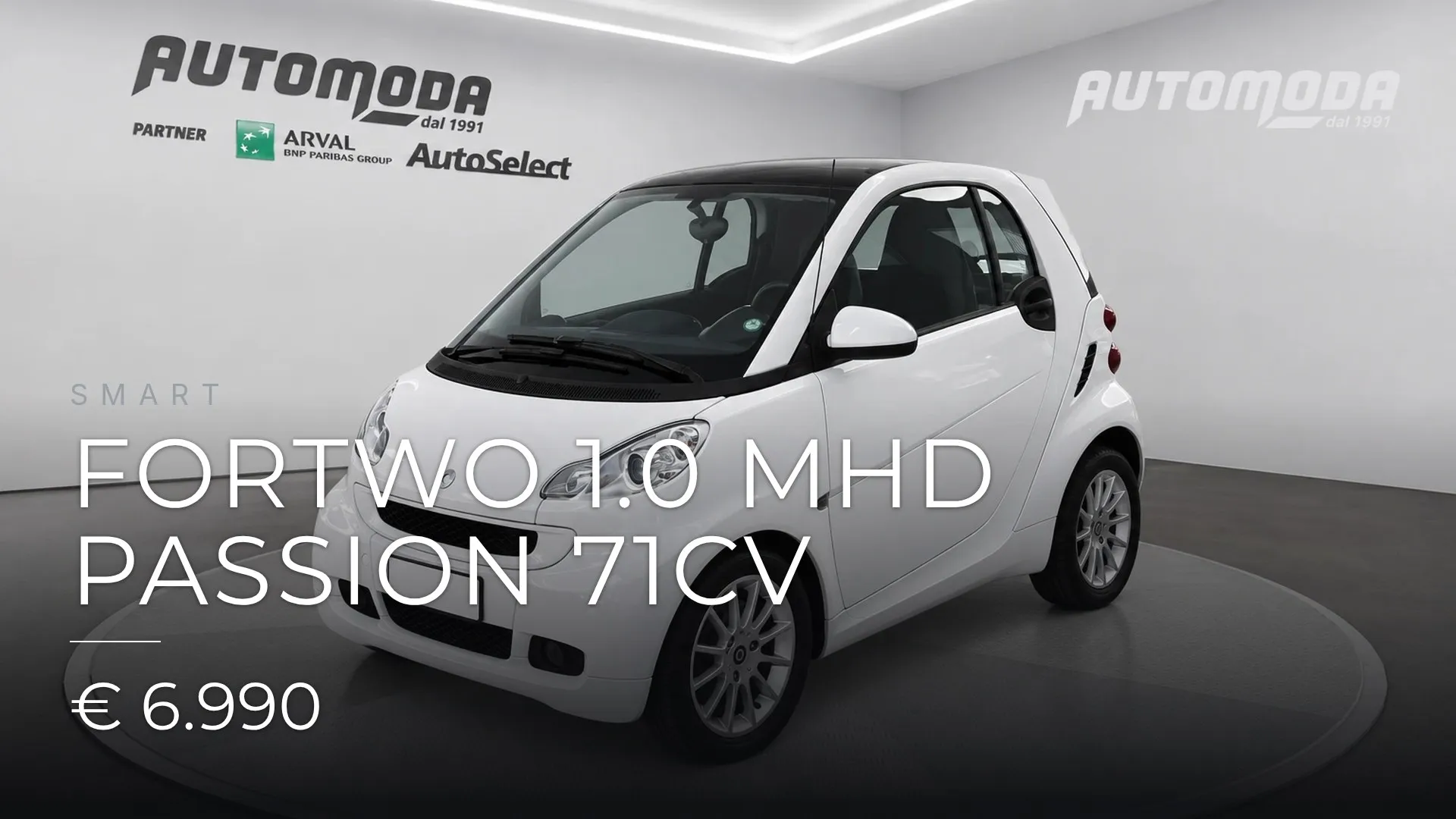 Smart Fortwo 1.0 mhd Passion 71cv 2011