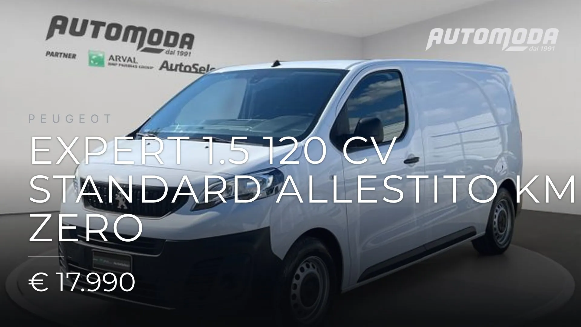 PEUGEOT Expert 1.5 120 CV STANDARD ALLESTITO KM ZERO 2024