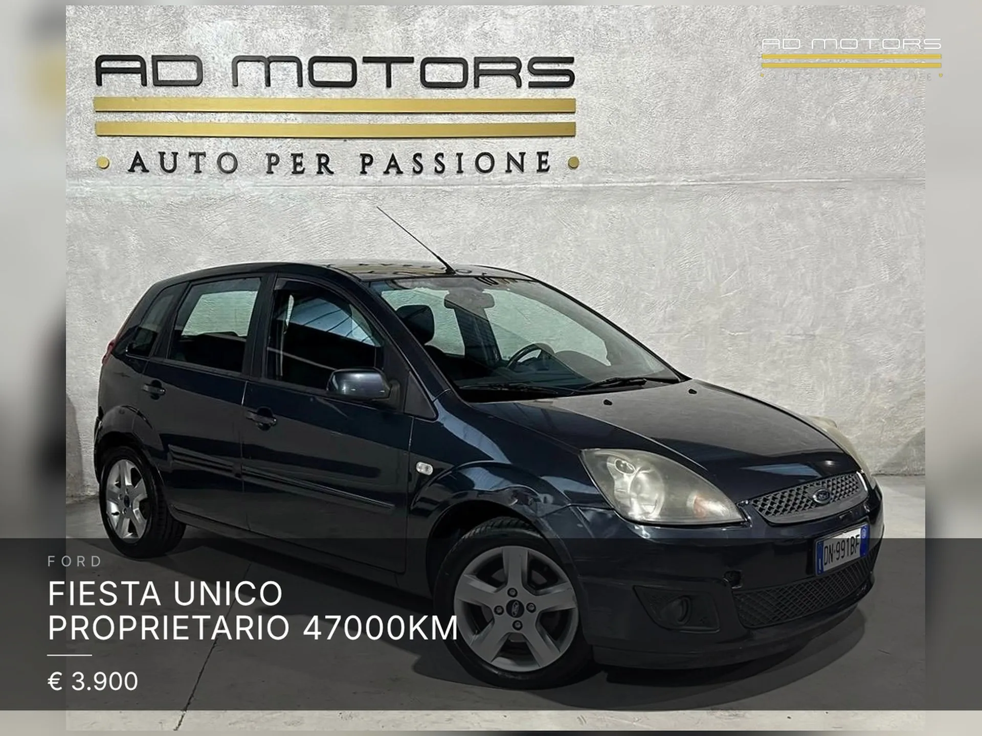 Ford Fiesta Unico Proprietario 47000km 2008