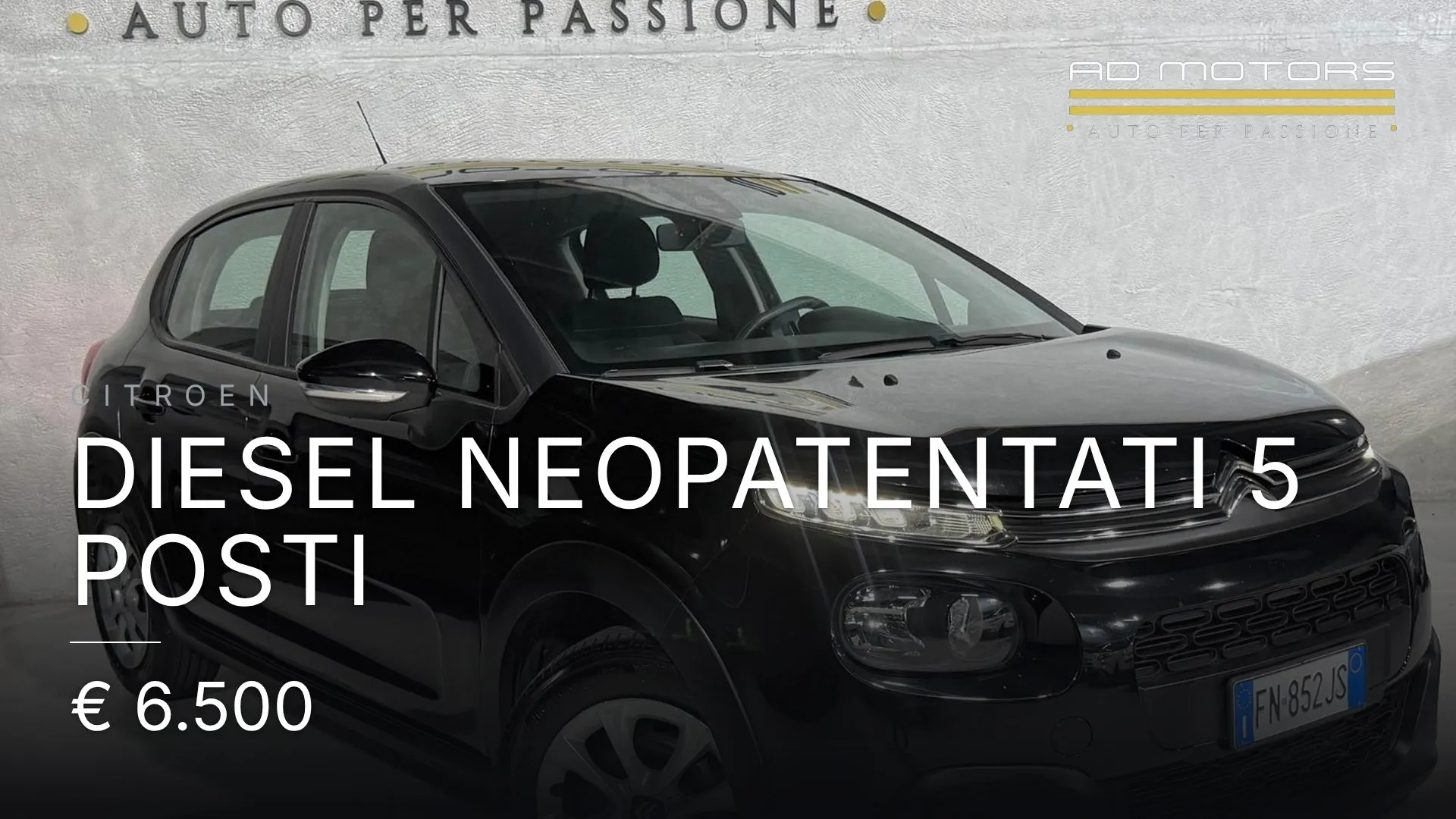 Citroen Diesel Neopatentati 5 posti 2018