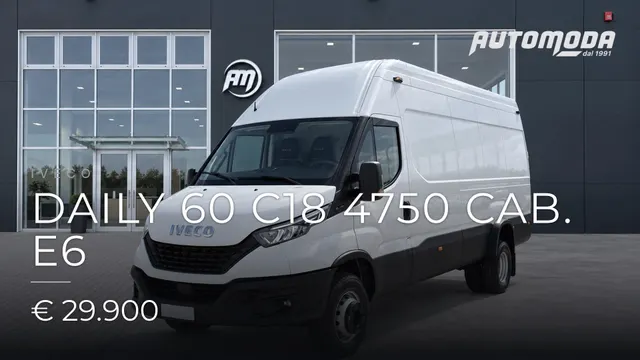 Iveco daily 60 C18 4750 cab. E6 2021