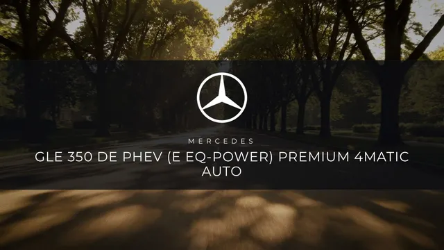 Mercedes GLE 350 de phev (e eq-power) Premium 4matic auto 2022