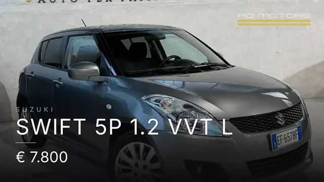 Suzuki Swift 5p 1.2 vvt L 2010