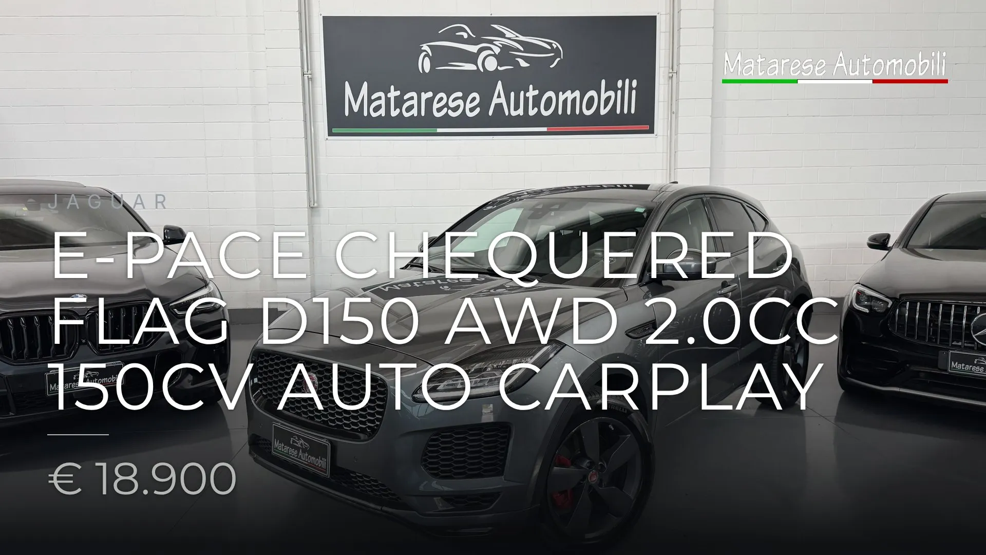 Jaguar E-Pace Chequered Flag D150 AWD 2.0cc 150cv Auto CarPlay 2020