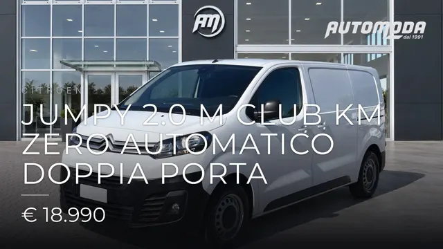 CITROEN Jumpy 2.0 M CLUB KM ZERO AUTOMATICO DOPPIA PORTA 2023