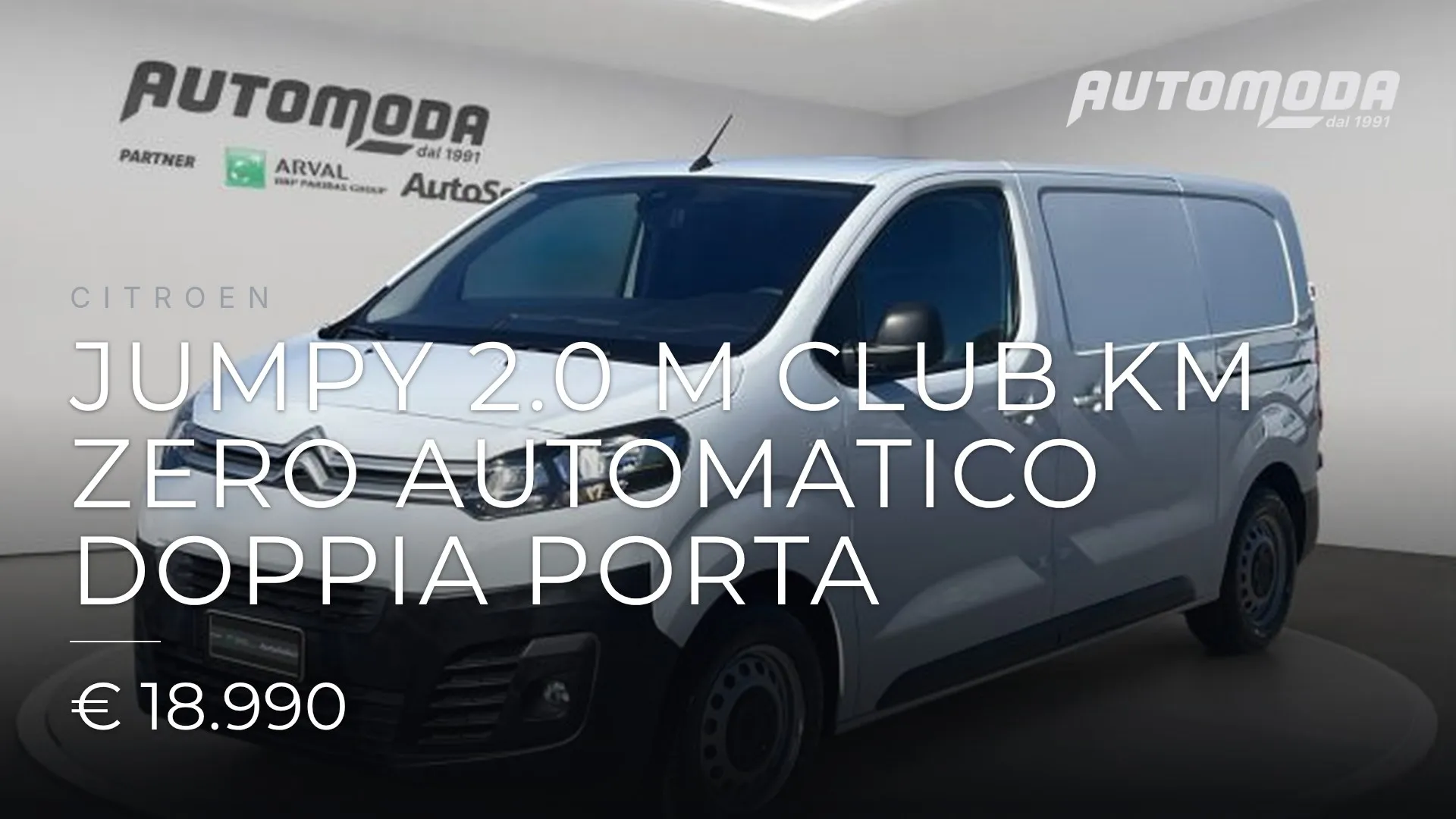CITROEN Jumpy 2.0 M CLUB KM ZERO AUTOMATICO DOPPIA PORTA 2023