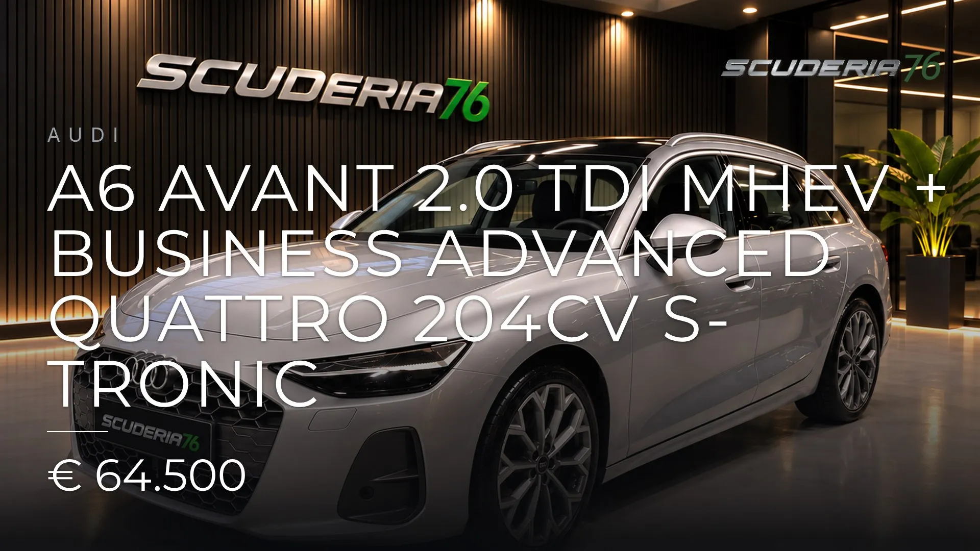 Audi A6 Avant 2.0 tdi mhev + Business Advanced quattro 204cv s-tronic 2026