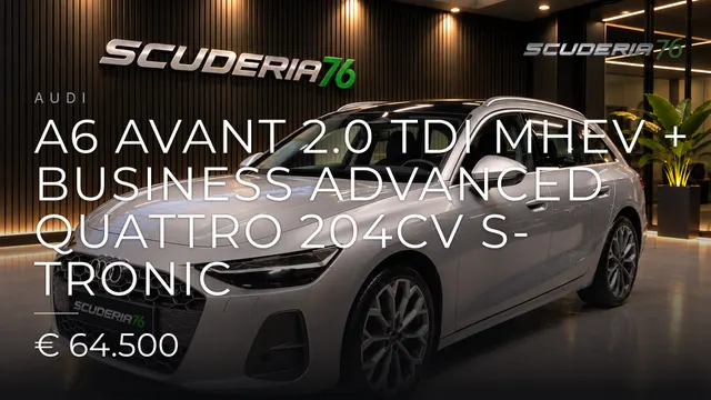 Audi A6 Avant 2.0 tdi mhev + Business Advanced quattro 204cv s-tronic 2026