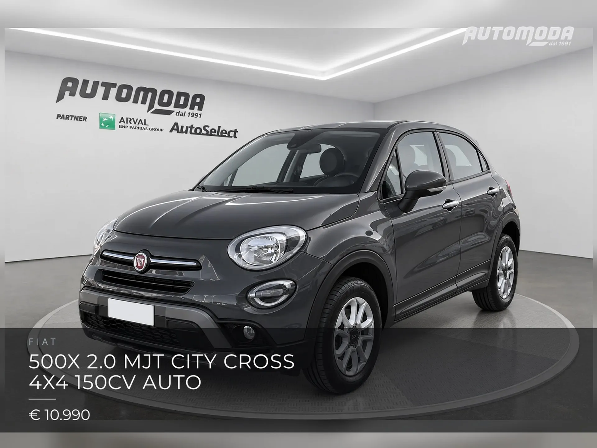 Fiat 500X 2.0 mjt City Cross 4x4 150cv auto 2019