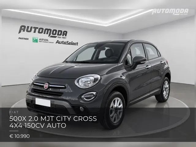Fiat 500X 2.0 mjt City Cross 4x4 150cv auto 2019